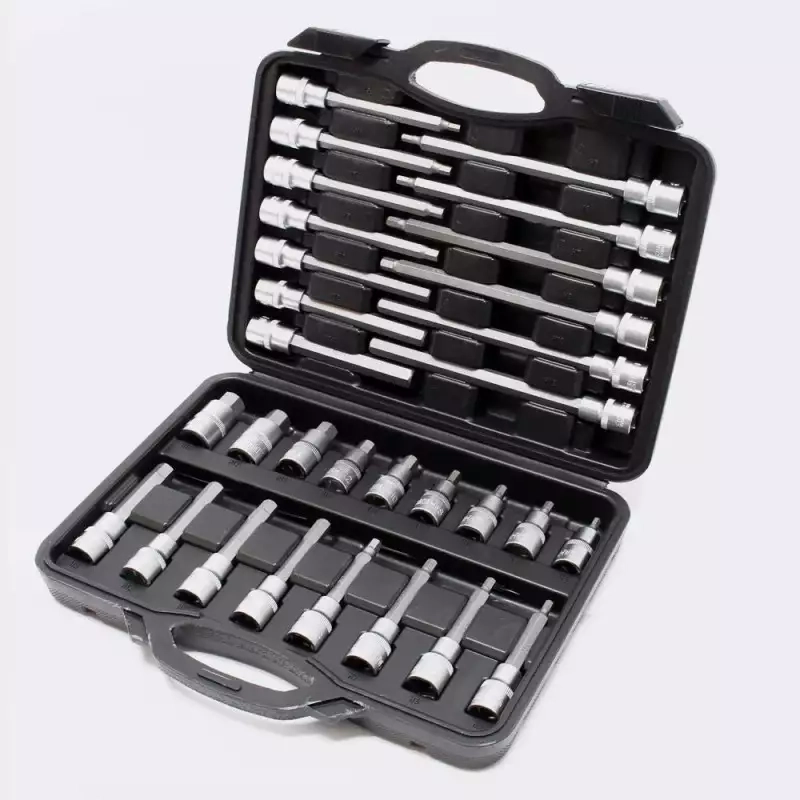 Conjunto de Soquete de Broca KRAFTMULLER de 88 peças de 1/2": Spline, Hexágono, T-Star
