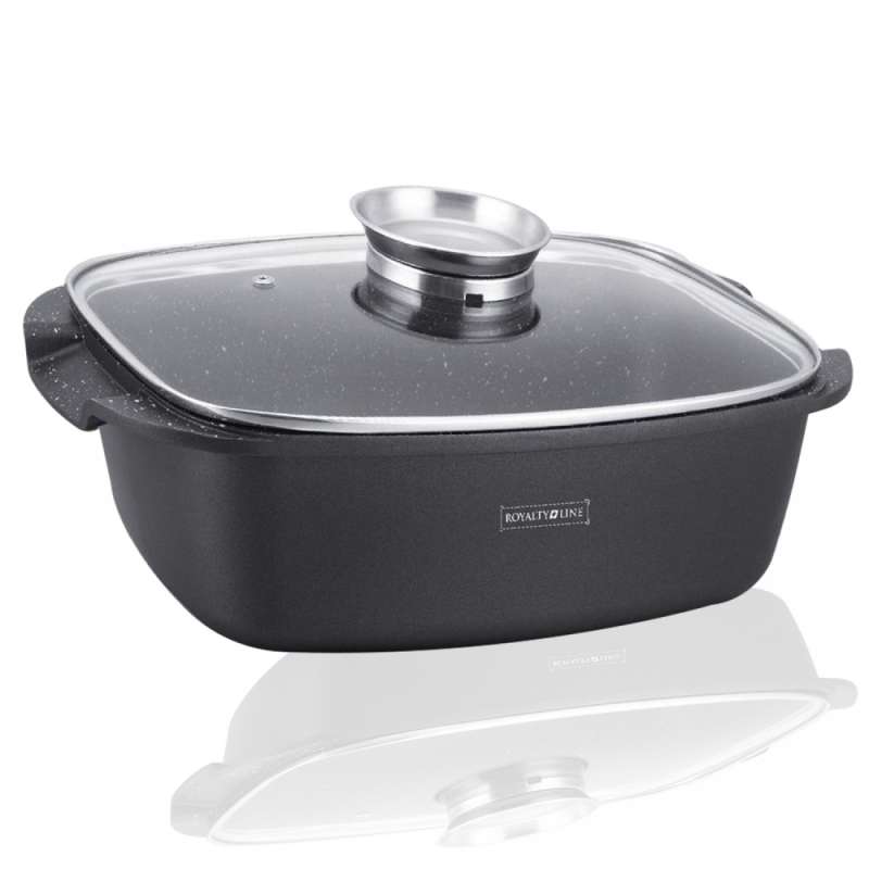 Royalty Line RL ACR32M: Caçarola com Revestimento de Mármore de 32cm