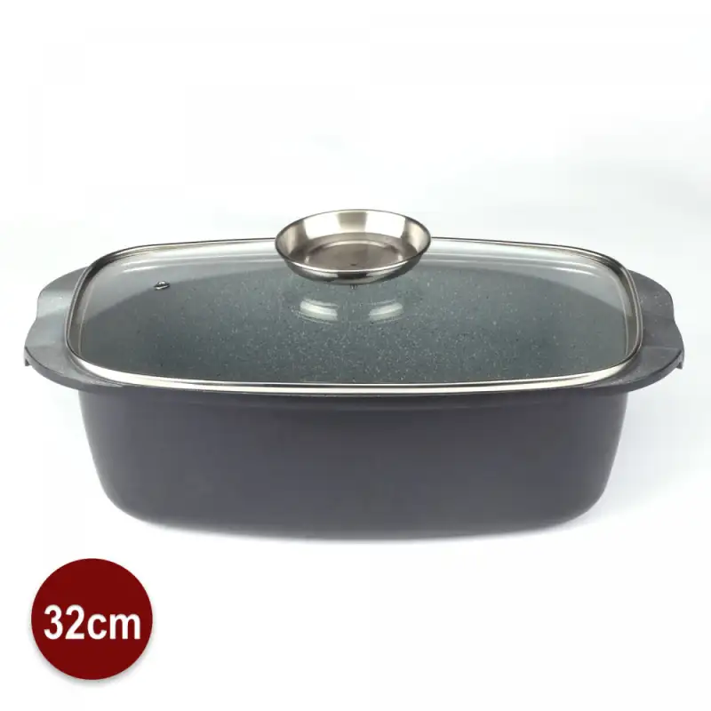 Royalty Line RL ACR32M: Caçarola com Revestimento de Mármore de 32cm
