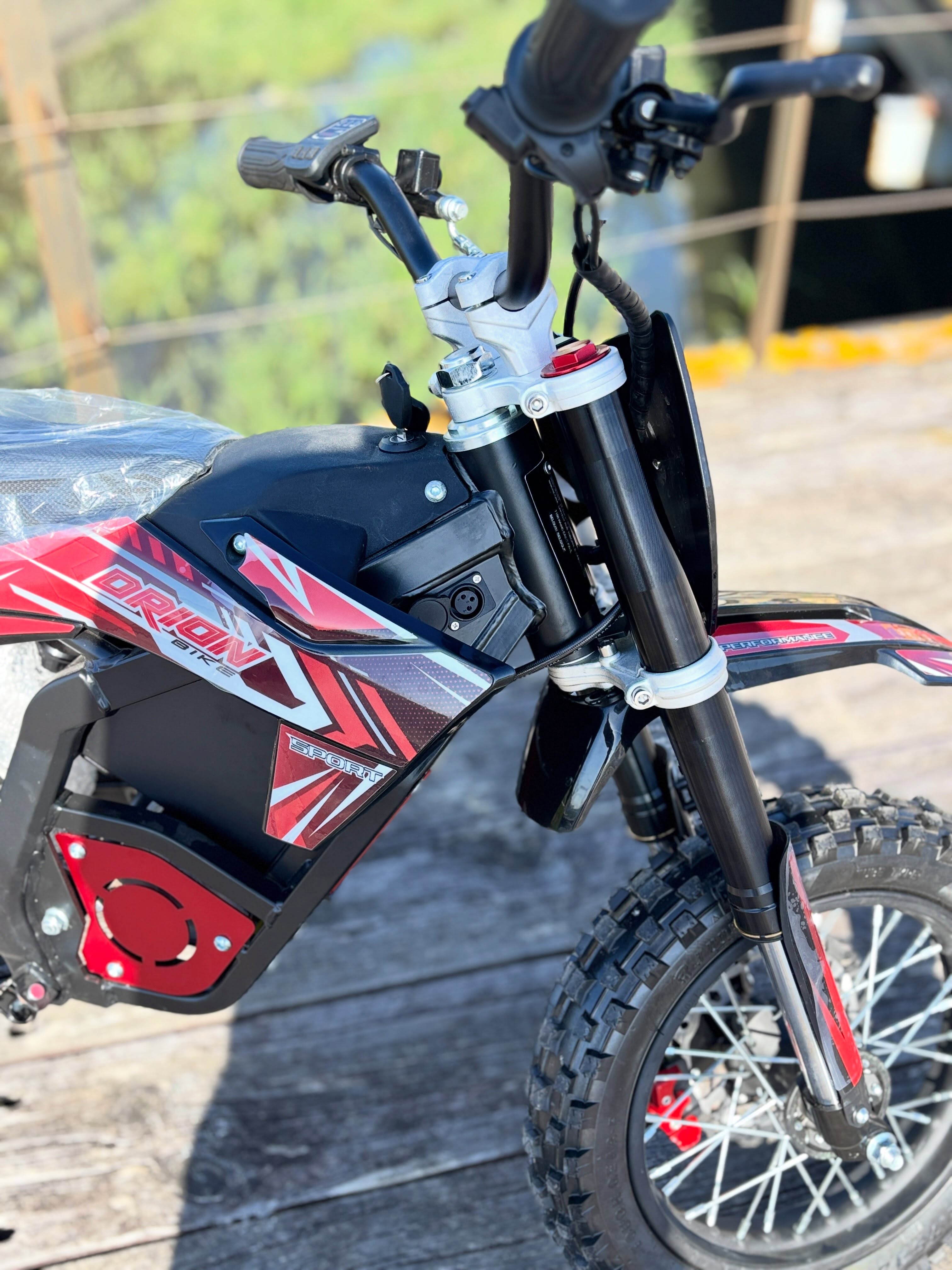 🏍️ MINI CROSS ELÉTRICA 1600W - EDIÇÃO ORION 🔴⚫