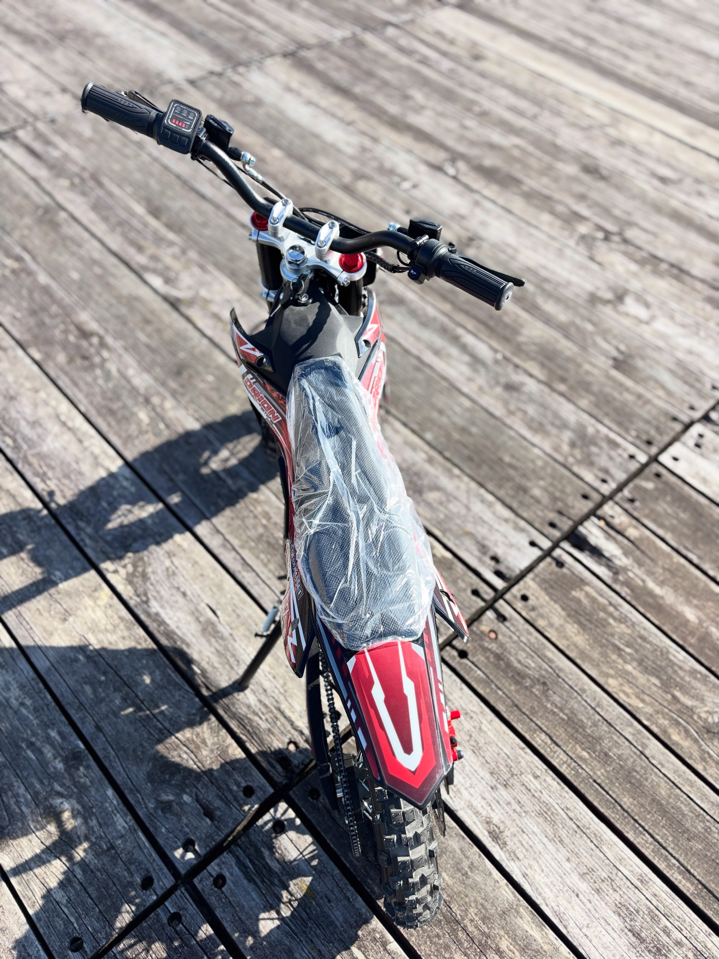 🏍️ MINI CROSS ELÉTRICA 1600W - EDIÇÃO ORION 🔴⚫